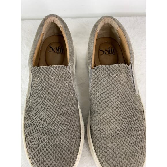 Sofft Somers Women’s Snake-Print Nubuck Slip-On Sneaker Size 7 - Picture 7 of 8